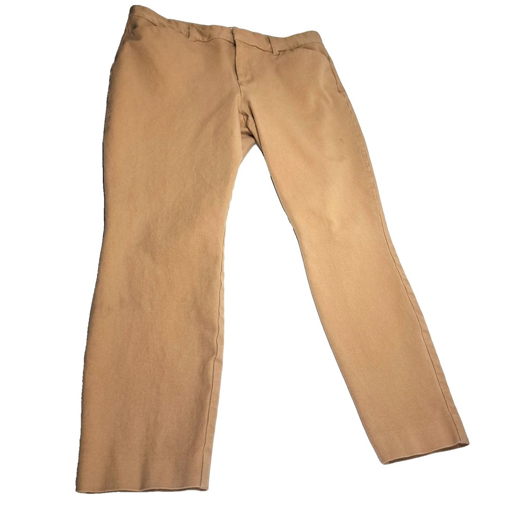 Gap Signature Skinny Ankle Pants Womens 10 Tan Chino 31x24 Capsule Classic
